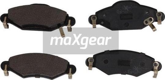 Maxgear 19-1156 - Гальмівні колодки, дискові гальма autocars.com.ua