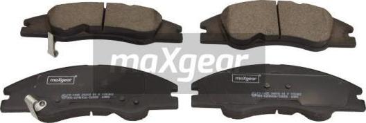 Maxgear 19-1435 - Гальмівні колодки, дискові гальма autocars.com.ua