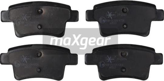 Maxgear 19-2089 - Гальмівні колодки, дискові гальма autocars.com.ua