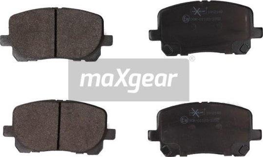 Maxgear 19-2148 - Гальмівні колодки, дискові гальма autocars.com.ua