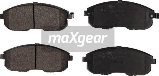 Maxgear 19-2158 - Гальмівні колодки, дискові гальма autocars.com.ua