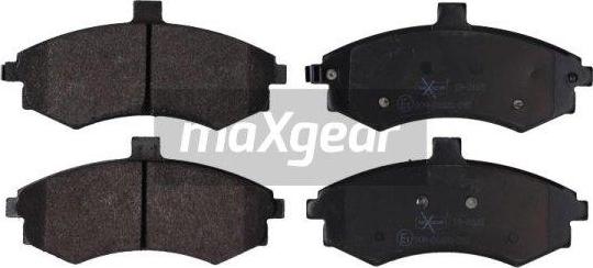 Maxgear 19-2165 - Гальмівні колодки, дискові гальма autocars.com.ua