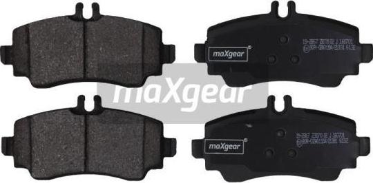 Maxgear 19-2867 - Гальмівні колодки, дискові гальма autocars.com.ua