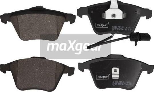 Maxgear 19-2881 - Тормозные колодки, дисковые, комплект avtokuzovplus.com.ua