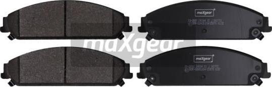 Maxgear 19-2890 - Тормозные колодки, дисковые, комплект autodnr.net