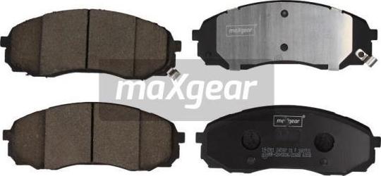 Maxgear 19-2901 - Гальмівні колодки, дискові гальма autocars.com.ua