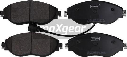 Maxgear 19-2907 - Гальмівні колодки, дискові гальма autocars.com.ua