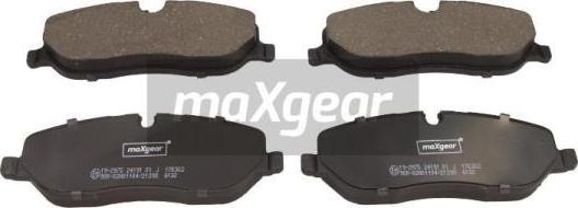 Maxgear 19-2975 - Гальмівні колодки, дискові гальма autocars.com.ua