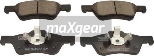 Maxgear 19-2984 - Гальмівні колодки, дискові гальма autocars.com.ua