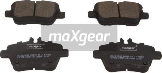 Maxgear 19-3002 - Гальмівні колодки, дискові гальма autocars.com.ua