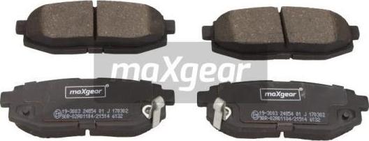 Maxgear 19-3003 - Гальмівні колодки, дискові гальма autocars.com.ua