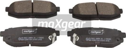 Maxgear 19-3003 - Тормозные колодки, дисковые, комплект avtokuzovplus.com.ua