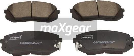 Maxgear 19-3023 - Тормозные колодки, дисковые, комплект autodnr.net