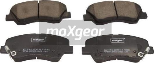 Maxgear 19-3032 - Гальмівні колодки, дискові гальма autocars.com.ua
