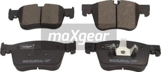 Maxgear 19-3047 - Гальмівні колодки, дискові гальма autocars.com.ua