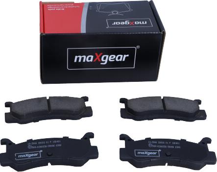 Maxgear 19-3066 - Тормозные колодки, дисковые, комплект avtokuzovplus.com.ua