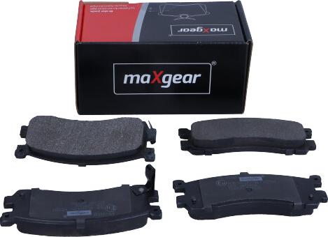 Maxgear 19-3102 - Гальмівні колодки, дискові гальма autocars.com.ua