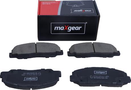 Maxgear 19-3118 - Гальмівні колодки, дискові гальма autocars.com.ua