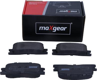 Maxgear 19-3139 - Гальмівні колодки, дискові гальма autocars.com.ua