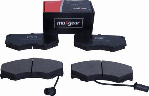 Maxgear 19-3166 - Тормозные колодки, дисковые, комплект avtokuzovplus.com.ua