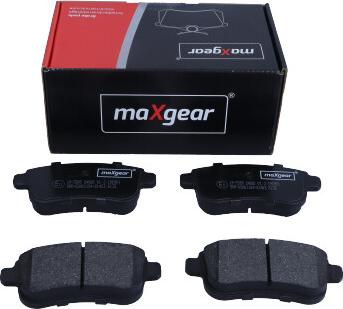 Maxgear 19-3365 - Тормозные колодки, дисковые, комплект avtokuzovplus.com.ua