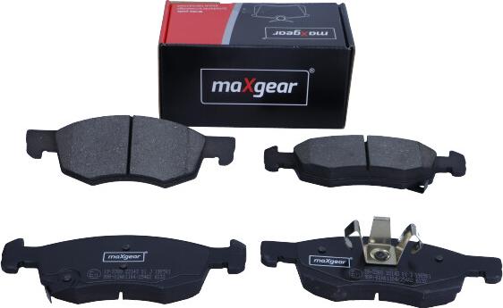 Maxgear 19-3368 - Гальмівні колодки, дискові гальма autocars.com.ua