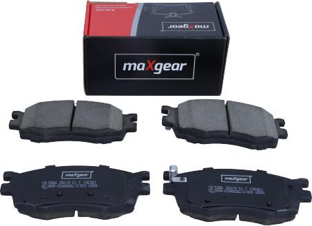 Maxgear 19-3384 - Тормозные колодки, дисковые, комплект avtokuzovplus.com.ua