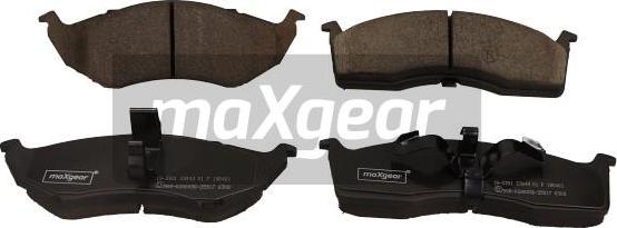 Maxgear 19-3391 - Гальмівні колодки, дискові гальма autocars.com.ua