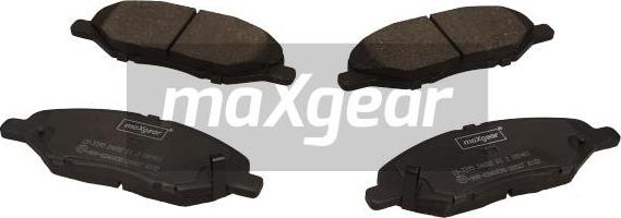 Maxgear 19-3395 - Гальмівні колодки, дискові гальма autocars.com.ua