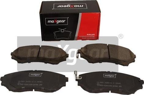 Maxgear 19-3400 - Гальмівні колодки, дискові гальма autocars.com.ua