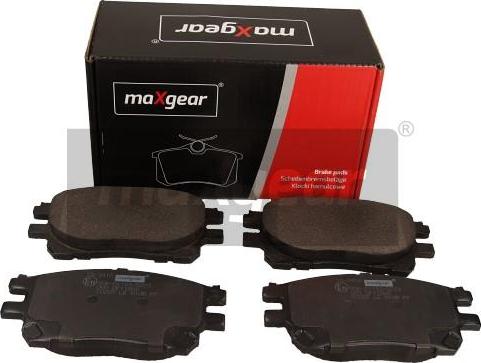 Maxgear 19-3410 - Гальмівні колодки, дискові гальма autocars.com.ua