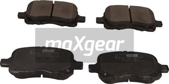 Maxgear 19-3415 - Тормозные колодки, дисковые, комплект avtokuzovplus.com.ua