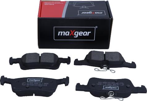 Maxgear 19-3595 - Гальмівні колодки, дискові гальма autocars.com.ua