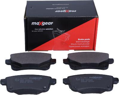 Maxgear 19-3607 - Гальмівні колодки, дискові гальма autocars.com.ua