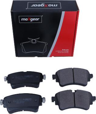 Maxgear 19-3609 - Гальмівні колодки, дискові гальма autocars.com.ua