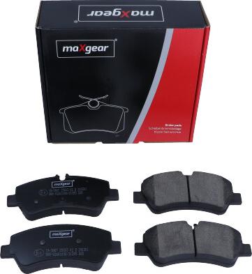 Maxgear 19-3667 - Гальмівні колодки, дискові гальма autocars.com.ua