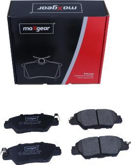 Maxgear 19-3671 - Гальмівні колодки, дискові гальма autocars.com.ua