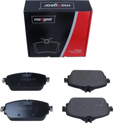 Maxgear 19-3676 - Гальмівні колодки, дискові гальма autocars.com.ua