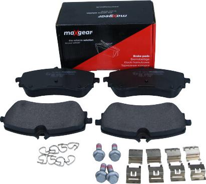 Maxgear 19-3872 - Тормозные колодки, дисковые, комплект avtokuzovplus.com.ua