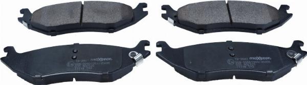 Maxgear 19-3947 - Гальмівні колодки, дискові гальма autocars.com.ua