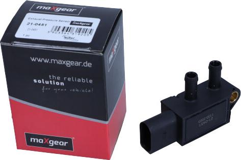Maxgear 21-0451 - Датчик, давление выхлопных газов autodnr.net