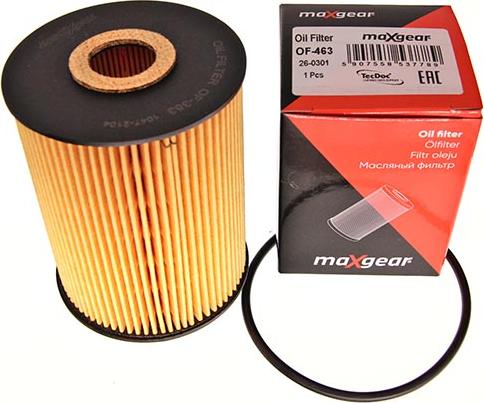 Maxgear 26-0290 - Масляний фільтр autocars.com.ua