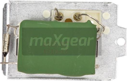 Maxgear 27-0194 - Опір, реле, вентилятор салону autocars.com.ua
