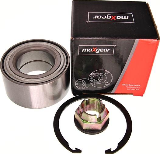 Maxgear 33-0461 - Комплект підшипника маточини колеса autocars.com.ua