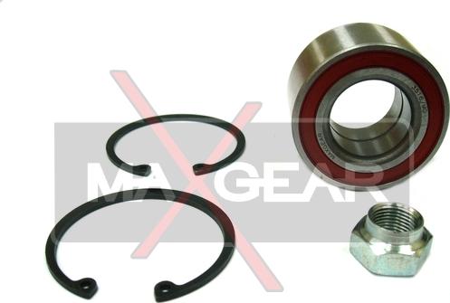 Maxgear 33-0529 - Комплект подшипника ступицы колеса avtokuzovplus.com.ua