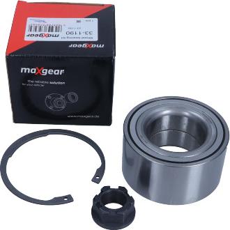 Maxgear 33-1190 - Комплект підшипника маточини колеса autocars.com.ua