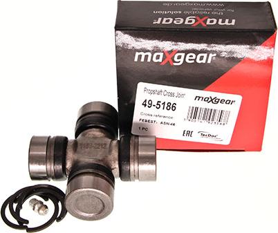 Maxgear 49-5186 - Шарнир, продольный вал avtokuzovplus.com.ua