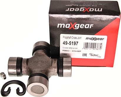 Maxgear 49-5197 - Шарнір, поздовжній вал autocars.com.ua