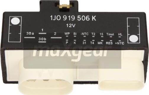 Maxgear 50-0069 - Реле, продольный наклон шкворня вентилятора autodnr.net