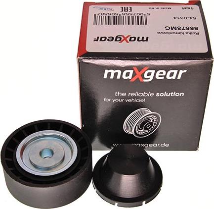 Maxgear 54-0314 - Направляющий ролик, поликлиновый ремень avtokuzovplus.com.ua